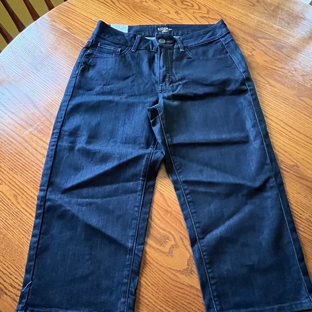 Riders by Lee Denim Capris Size 12 New with Tags